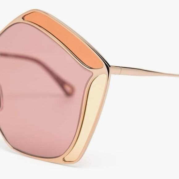 Chloé CH0026S Gemma metal & acetate pentagon frame sunglasses w/ case
MSRP $530 main image 14